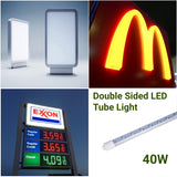 6FT LED Shop Light 40W – SwitchToLED double sided tube best for sign lighting