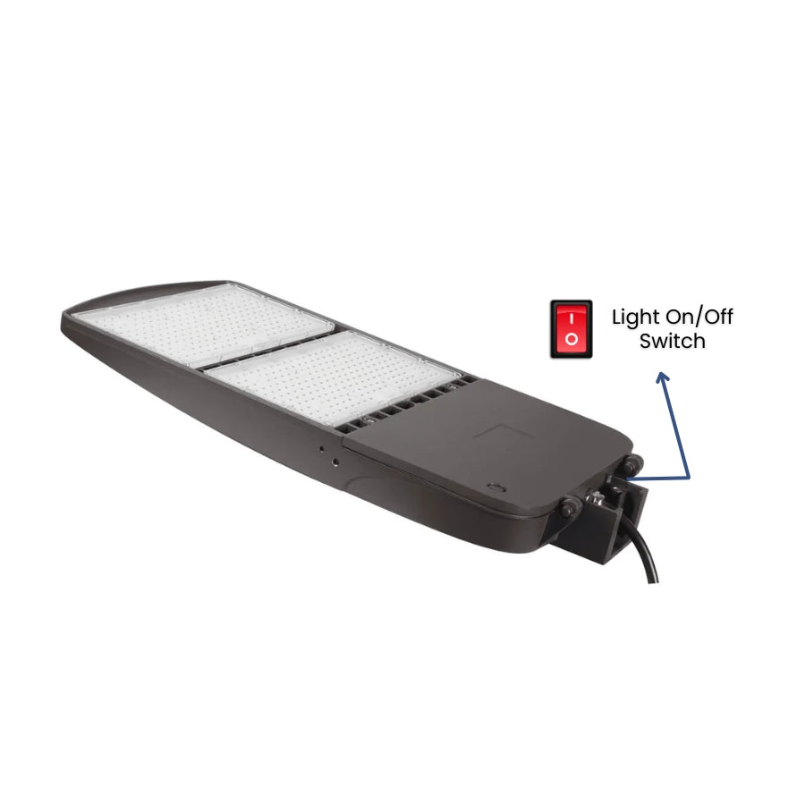 300W LED Shoebox Area Light – 5700K, UL & DLC Listed, IP65 Waterproof, 39,000 Lumens, 5-Year Warranty