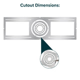 Metal cutout with detailed design on a white background