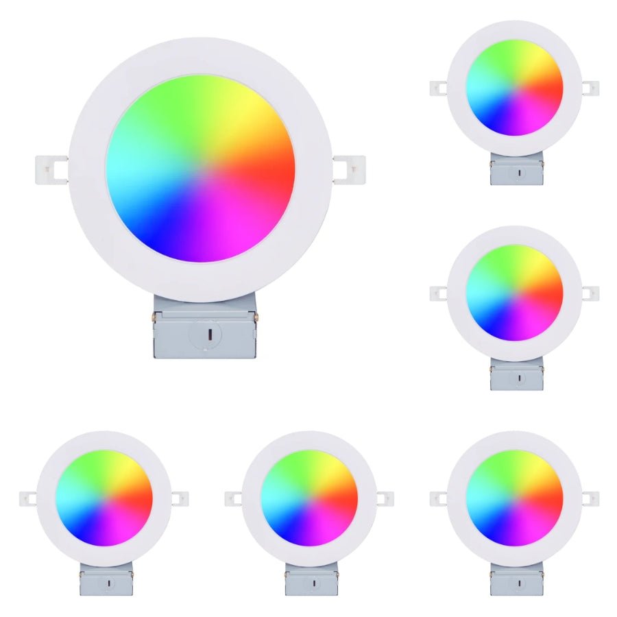 6 pack Smart Recessed Lighting 6 Inch at switchtoled 