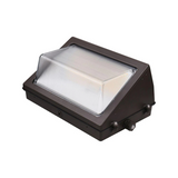 Outdoor wall light fixture on a white background
