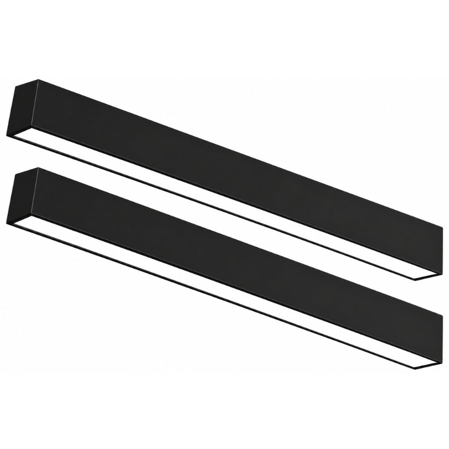8FT Black LED Linear Light 2 Pack at switchtoled