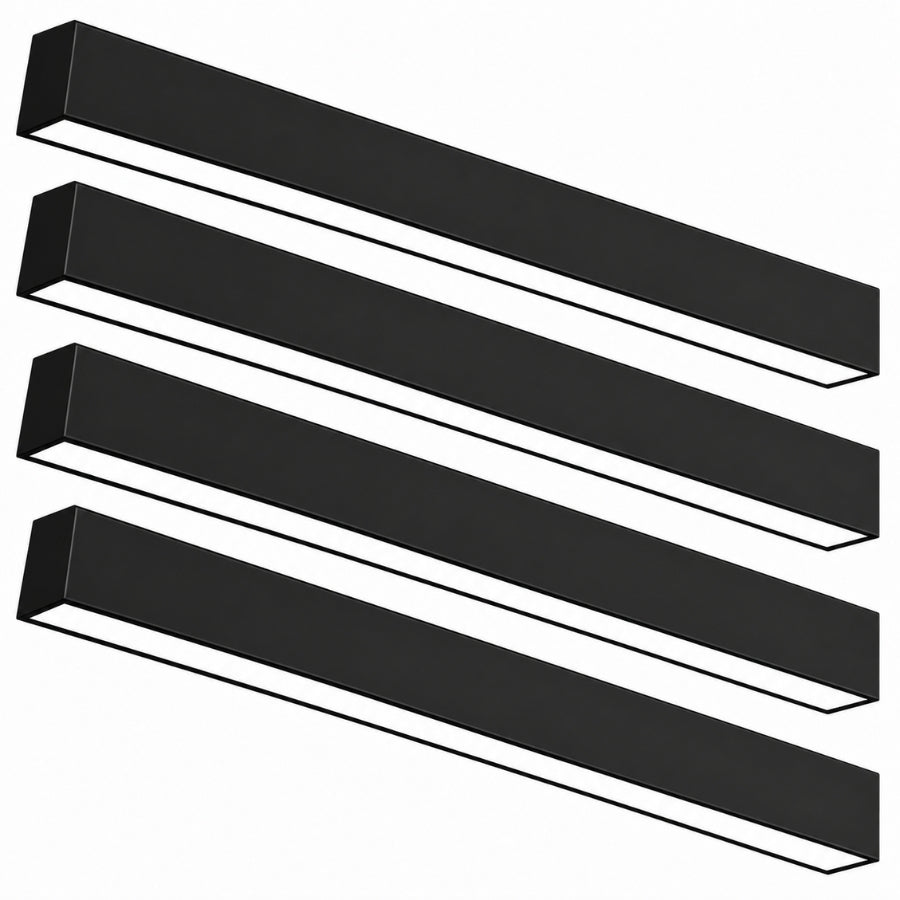 8FT Black LED Linear Light 4 Packat switchtoled