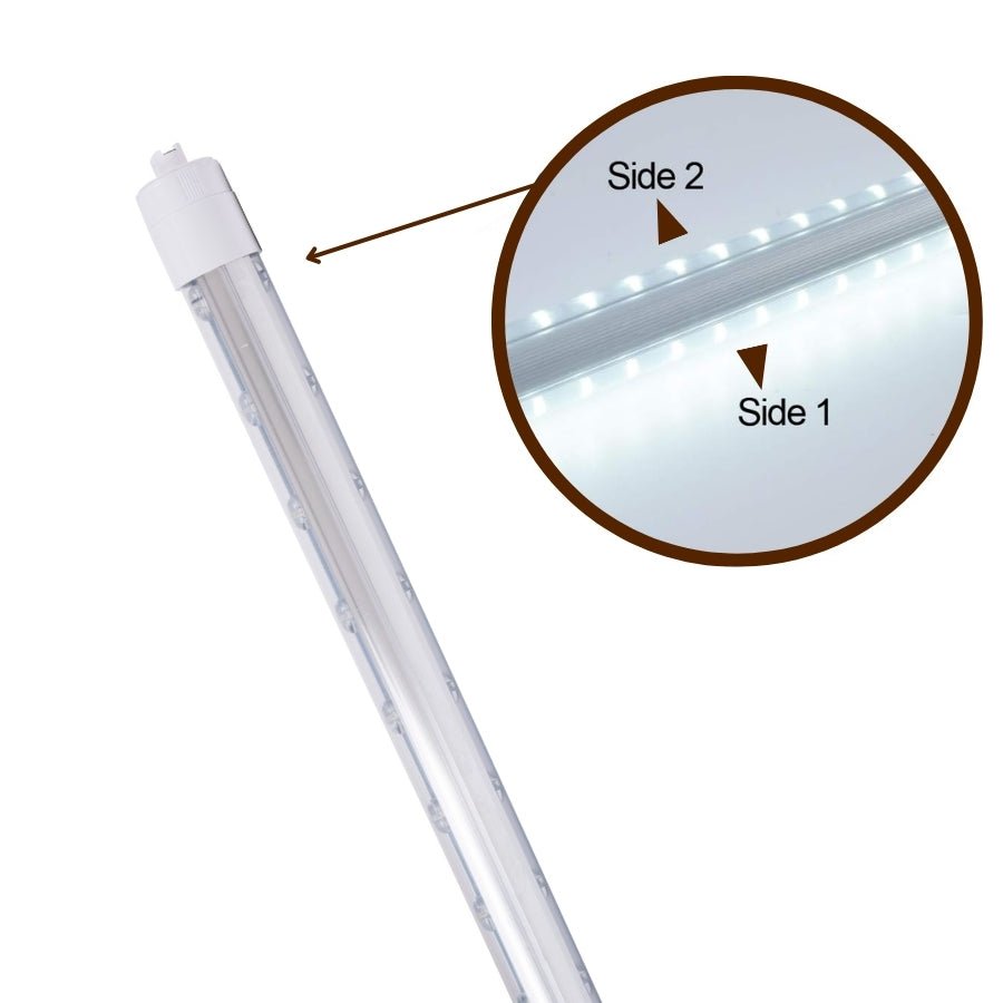 switchtoled double sided 8ft LED Tube Lights 50w