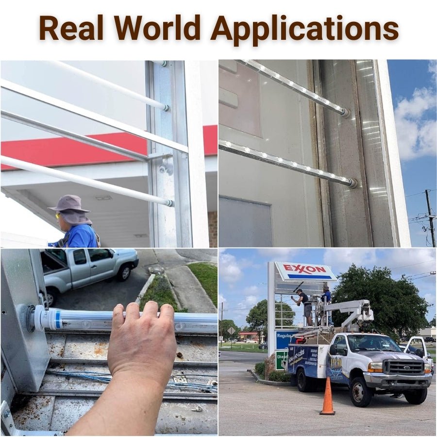 real world application of 8ft LED Tube Lights at switchtoled