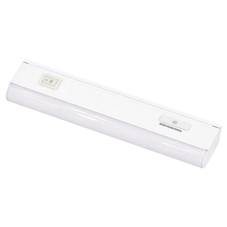 9 inch LED under cabinet light bar hardwired with 3CCT selectable slim low profile kitchen cabinet lighting 1 pack