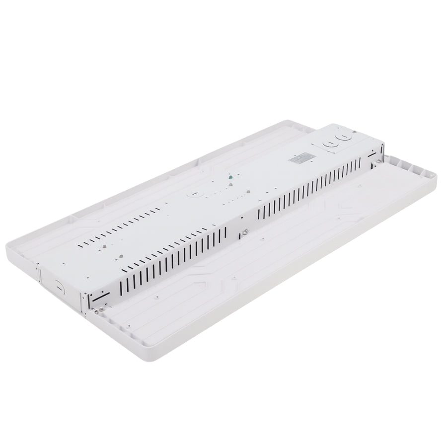 4FT LED Linear High Bay Light, 320W, 29,000 Lumens, 5000K Cool White, Frosted Lens, Chain Mount, Damp Rated IP20, 120-277V, UL/DLC Listed