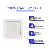 Canopy LED Lights 200w for gas station at switchtoled.com