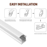 easy installation guide for LED Aluminum Channel at switch to led 