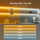 LED Cob strip Lights with 5cct color tempeture at switchtoled