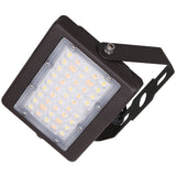 Durable 50W max LED flood light with adjustable yoke mount, featuring selectable wattage (30W/40W/50W) and bright, energy-efficient illumination for outdoor and commercial use.