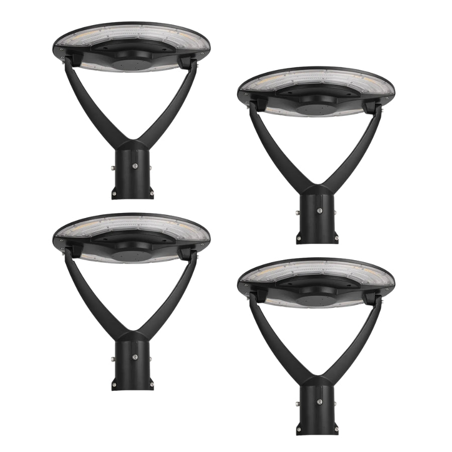 Outdoor Post Light Fixtures 4 Pack Available at switchtoled.