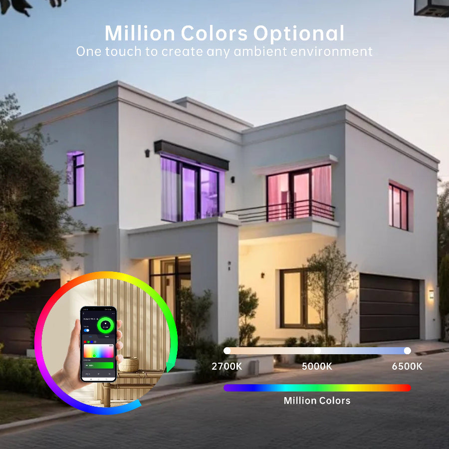 RGBW led panels at switchtoled millon colors modes