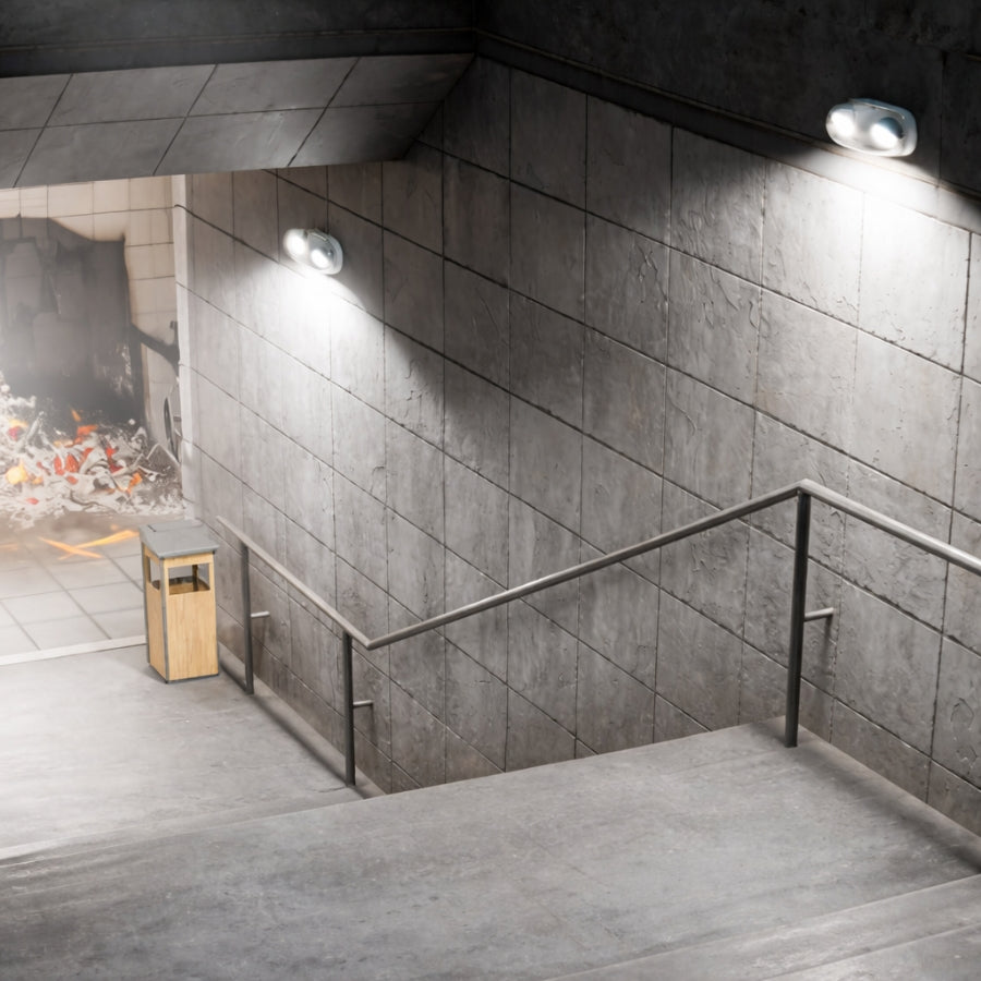 Real Application LED Outdoor Emergency Light (Bug Eyes) t Switchtoled.com