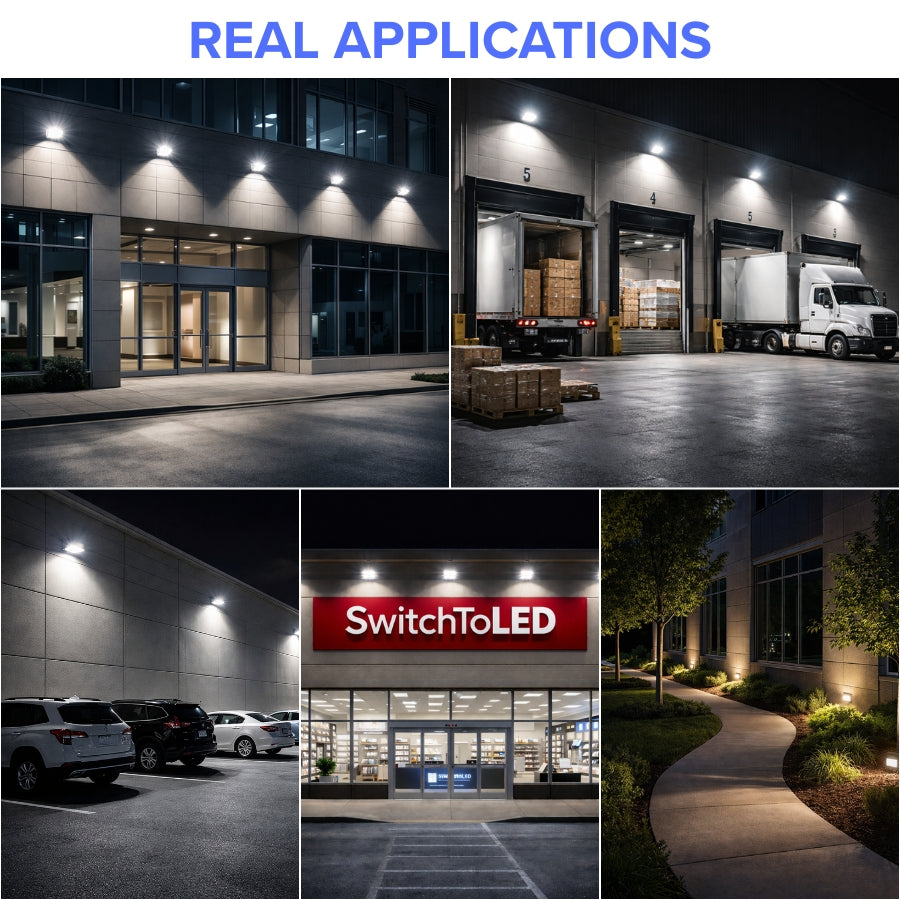 Real Applications of 30W/40W/50W LED Flood Light at SwitchToLED