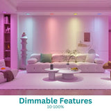 Switchtoled rgb recessed downlight​ 6 Inch dimmable features