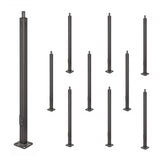 25  Steel Light Pole 10 pack for commercial use 