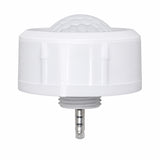 White motion sensor on a white background