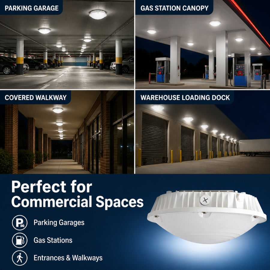 buy canopy led lights​ with application at switchtoled 
