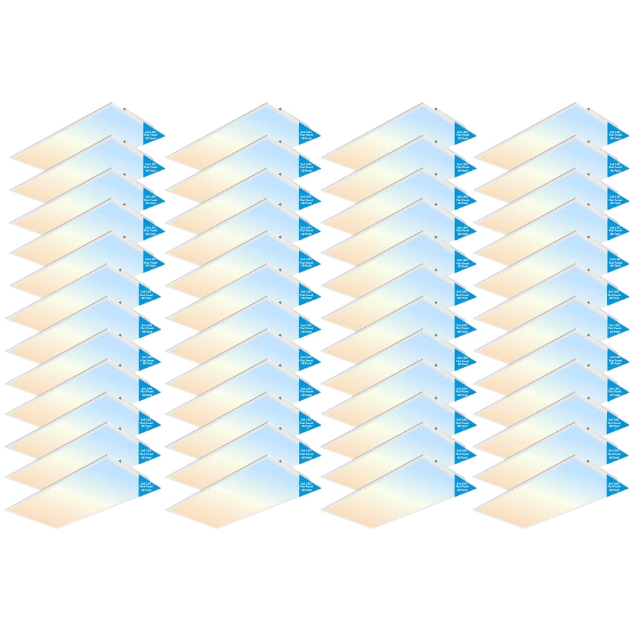 Set of triangular wall lights with a gradient color effect on a white background