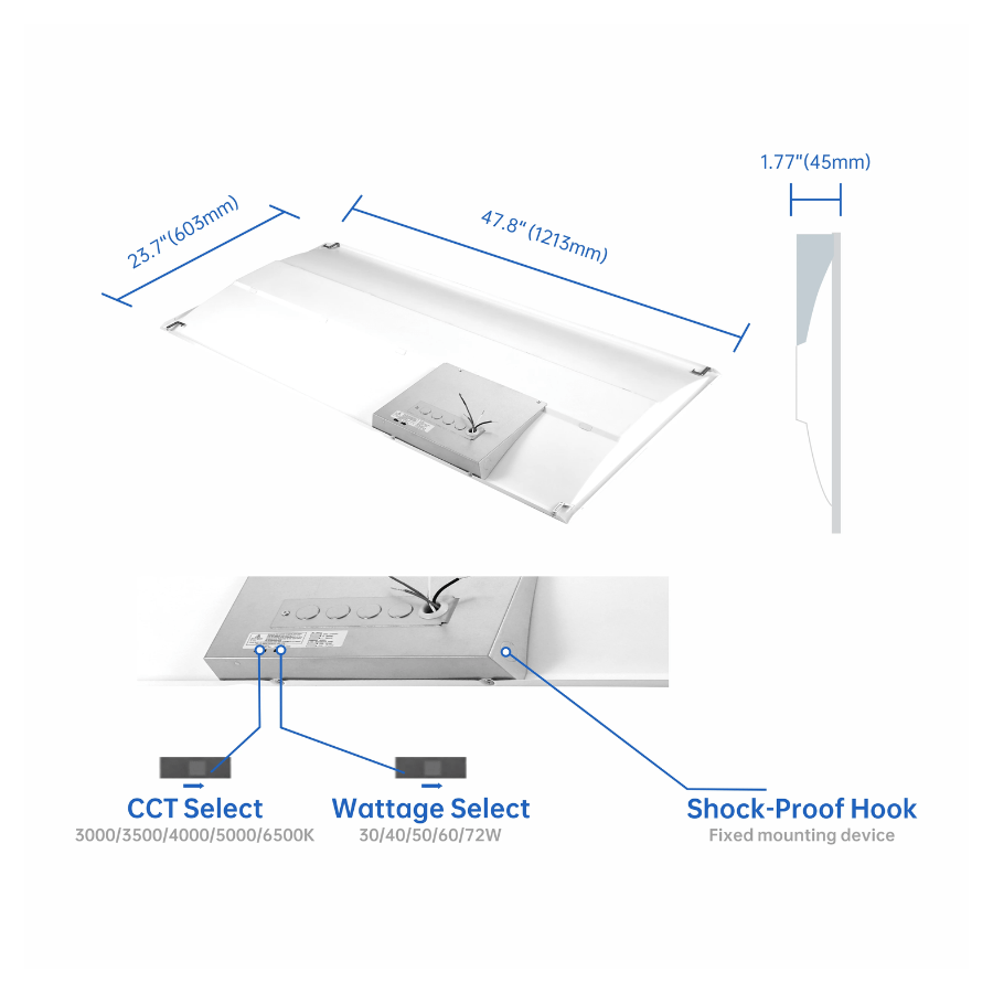 drop ceiling led lights 2x4​ features at switchtoled