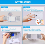 emergency light with battery backup installation guide step by step at switchtoled 