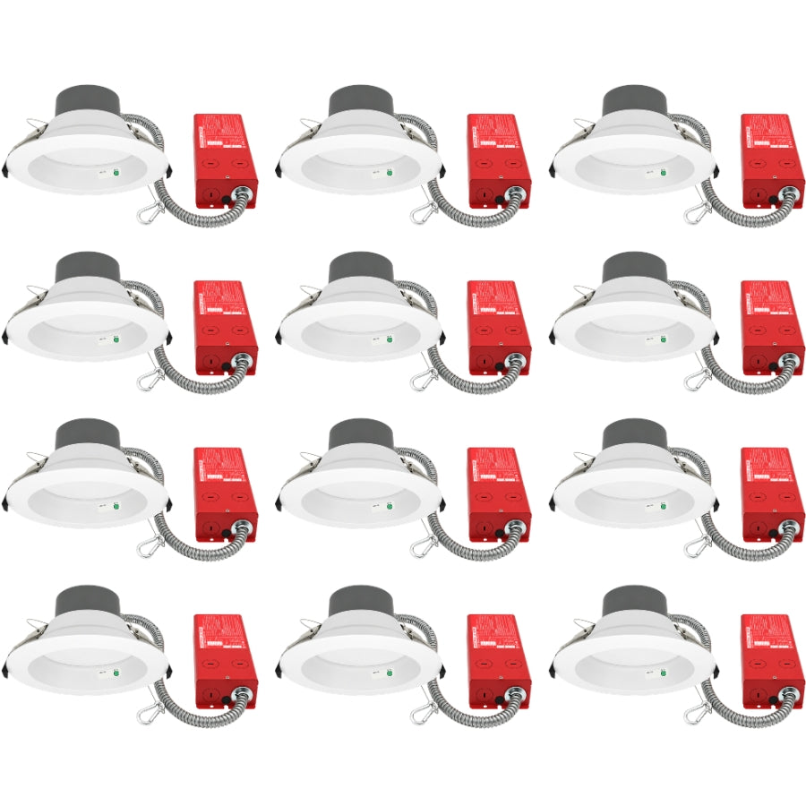 12 pack led downlight retrofit​ ceiling light fixtures at switchtoled.com