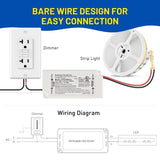 led driver 24v dimmable​ for dimmer and strip lights 