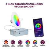 4 inch led recessed rgb color changing downlight at switchtoled. Shop now 