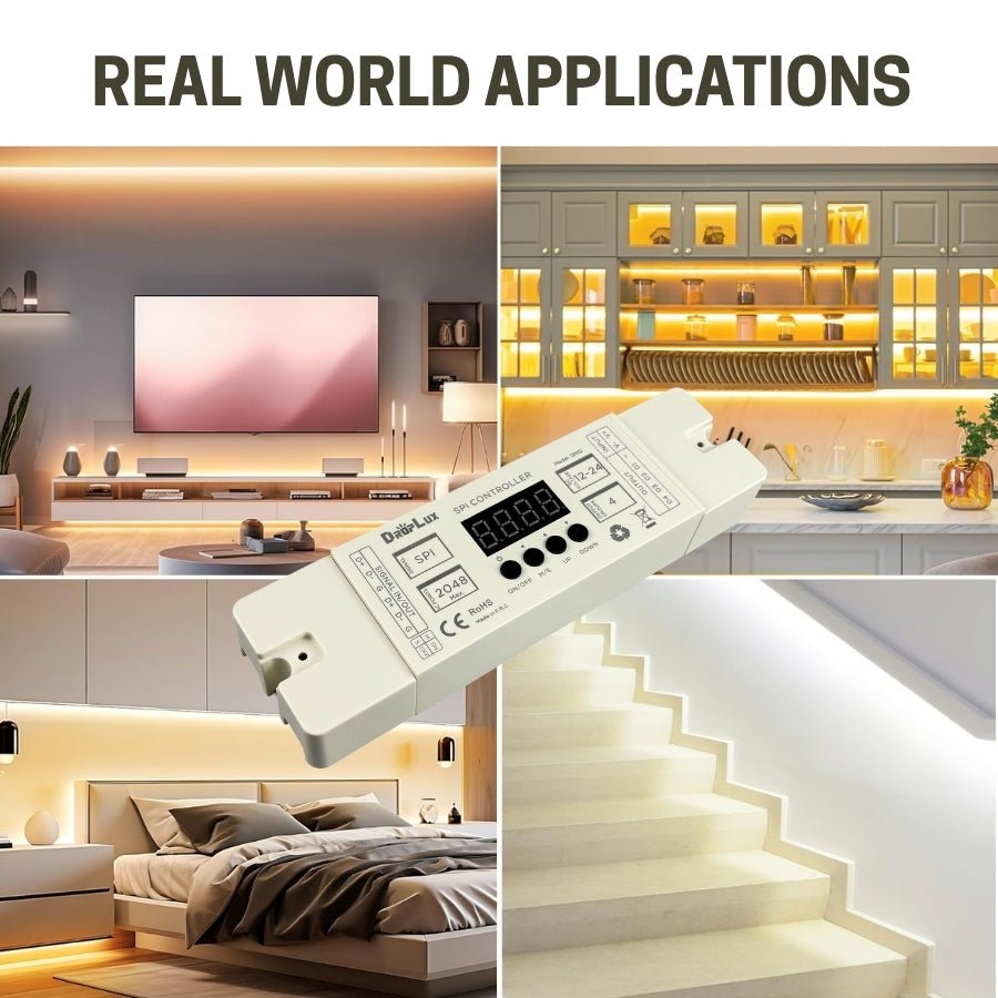 LED Strip Controller SPI02 12–24V DC – SwitchtoLED