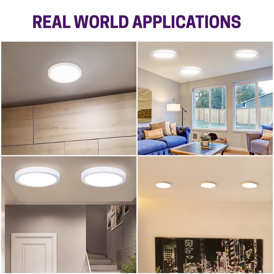 real world application of led surface mount downlight at switchtoled 