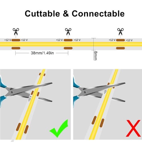 led tape lighting cuttable and connectable at switchtoled.com