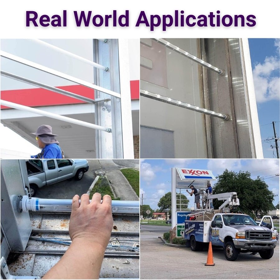 Real world applications for led shop light