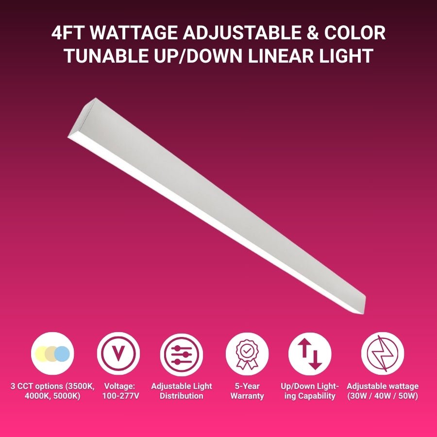 switchtoled linear light fixture  4ft