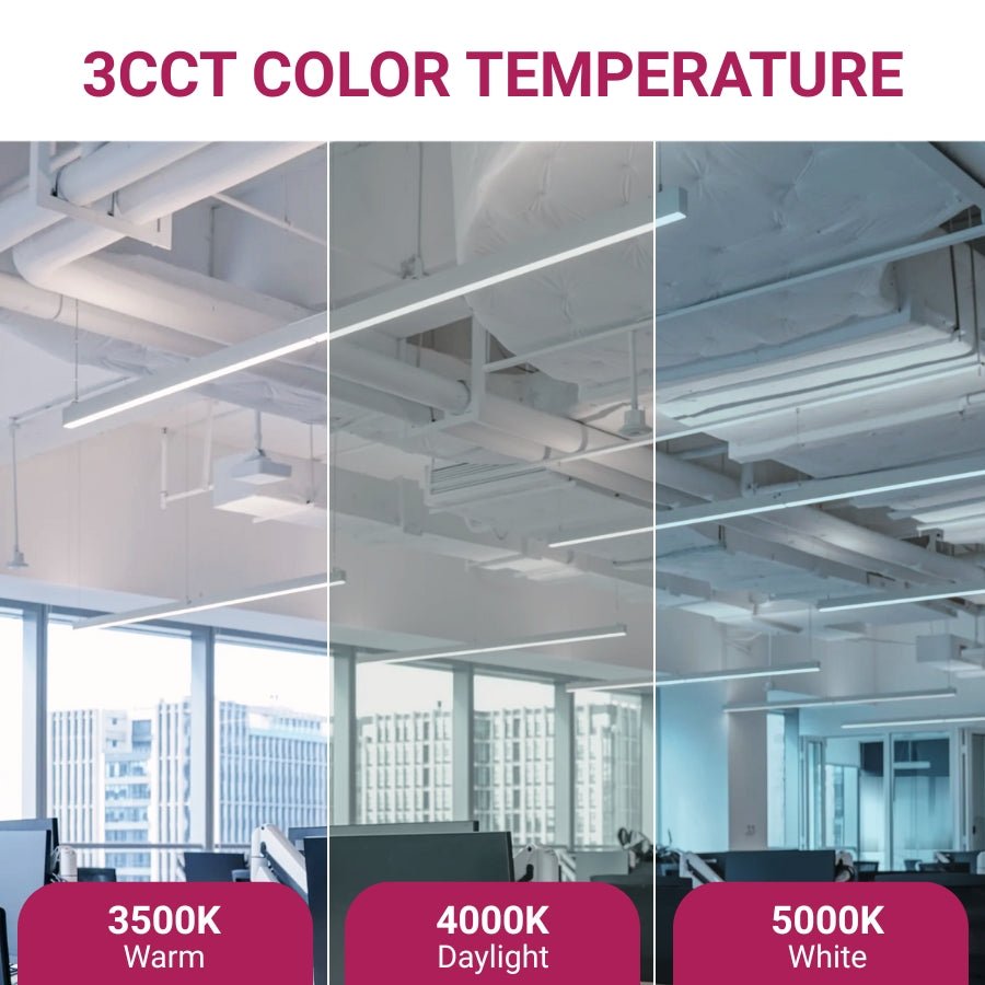 switchtoled linear light fixtures 3cct color temperature 