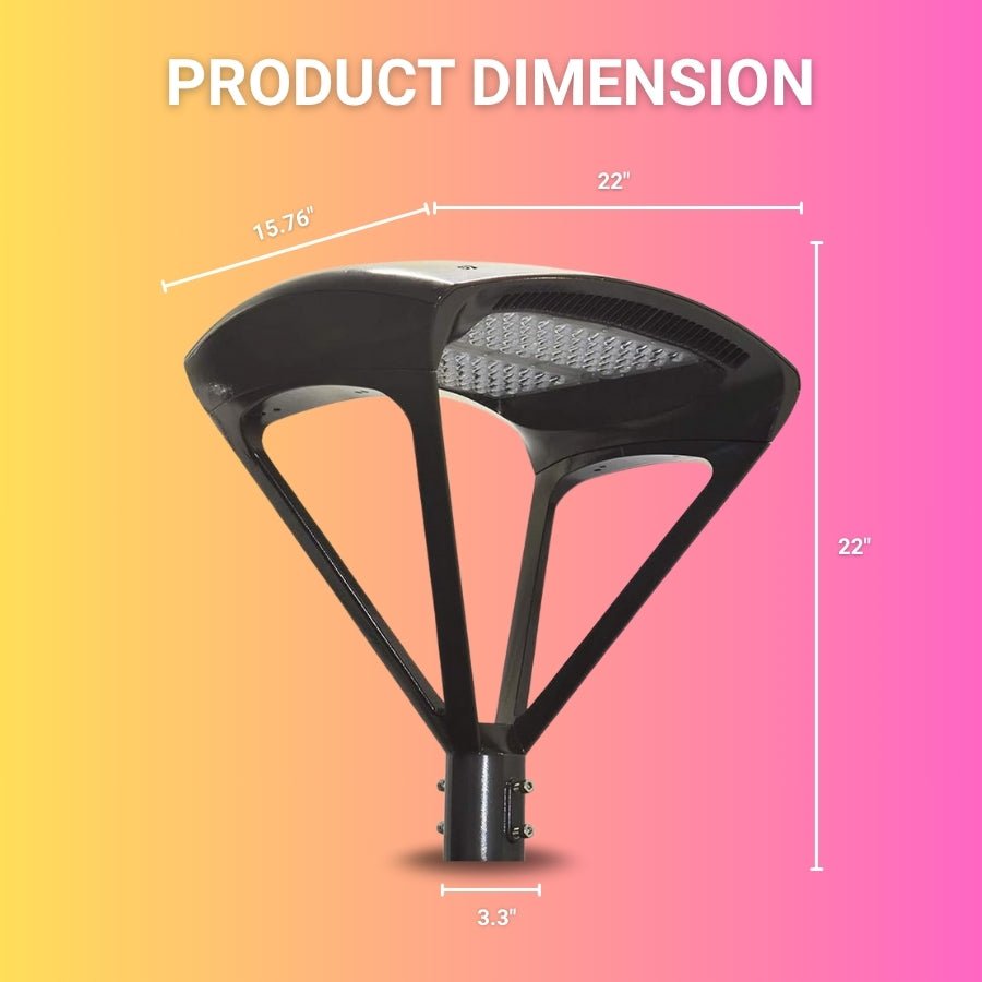outdoor post light fixtures​ 200w product dimension at switchtoled 