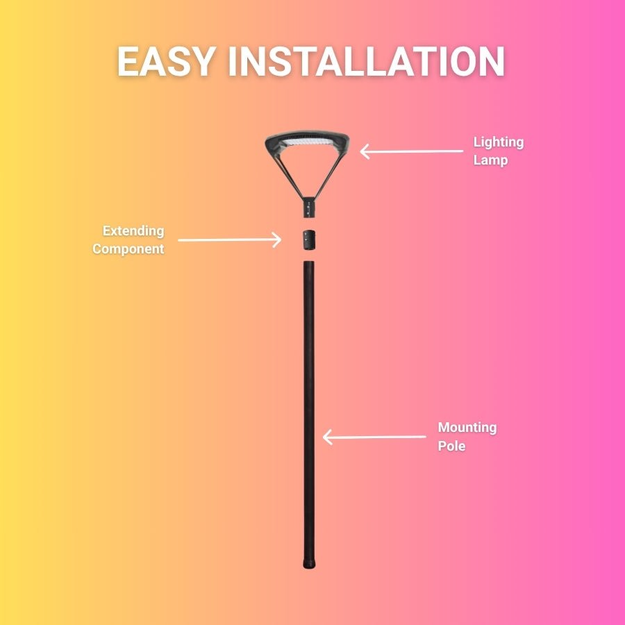 outdoor post light fixtures​ easu installation guide at switchtoled