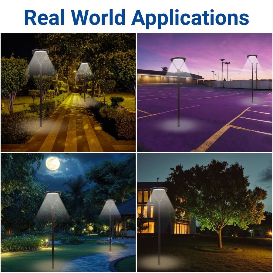 post lights outdoor real world application at switchtoled 
