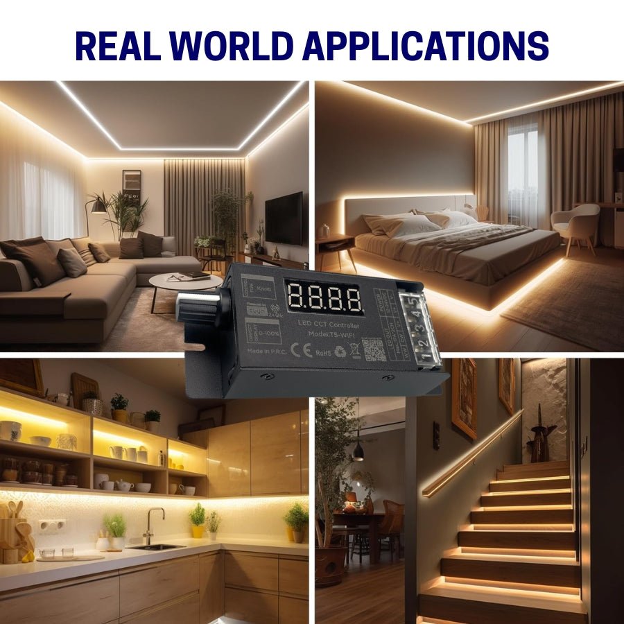 real world application of rgb cct led controller at switchtoled 