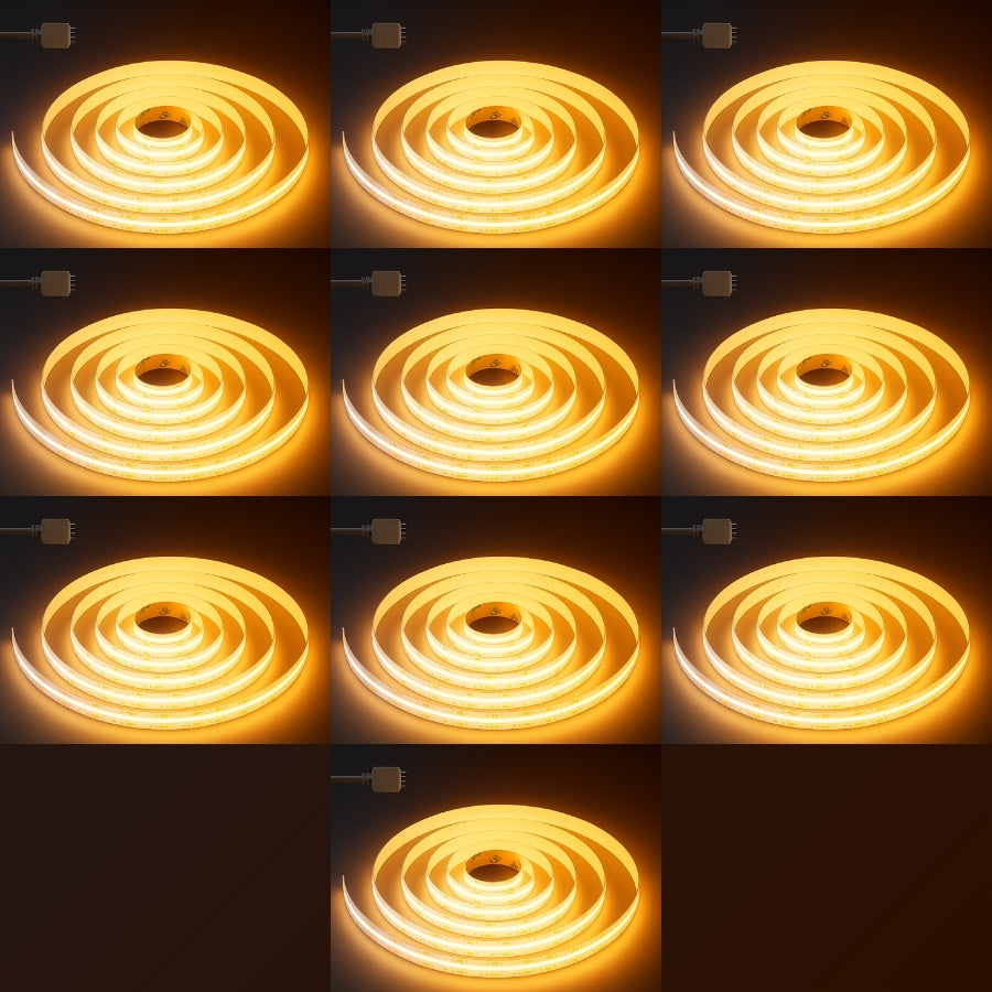 24V COB LED Strip Light 32ft Tunable 2700K-6500K | UL Listed – SwitchtoLED