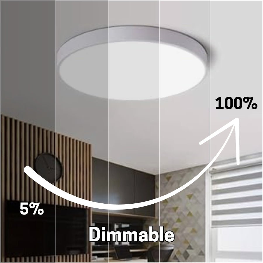 dimmable led flush mount ceiling light at switchtoled 