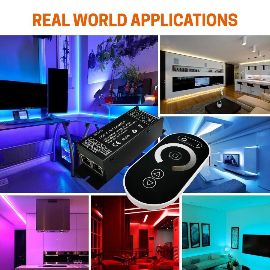 switchtoled sz100 led sync dimmer real world application 