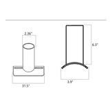 switchtoled round tenon mount adapter​