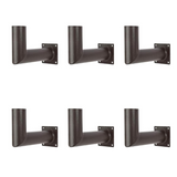 6 pack wall mount brackets 90 degree for slip fit light poles